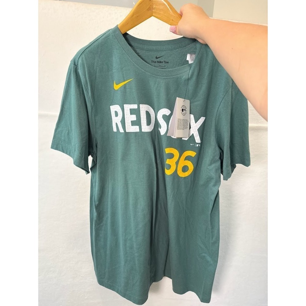 Red Sox Green City Connect T SHIRT Authentic Size Adult Large - NWT Nike - Picture 11 of 12